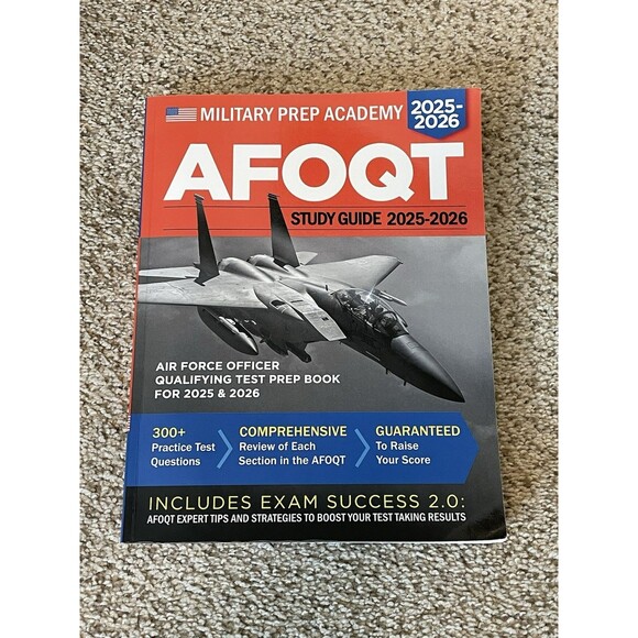 Other - AFOQT Study Guide: Air Force Officer Qualifying Test Prep Book (2026-2027)